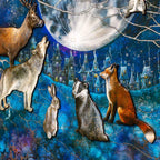 Walking Each Other Home - Edition - SOLD by artist Kerry Darlington - Wyecliffe Galleries