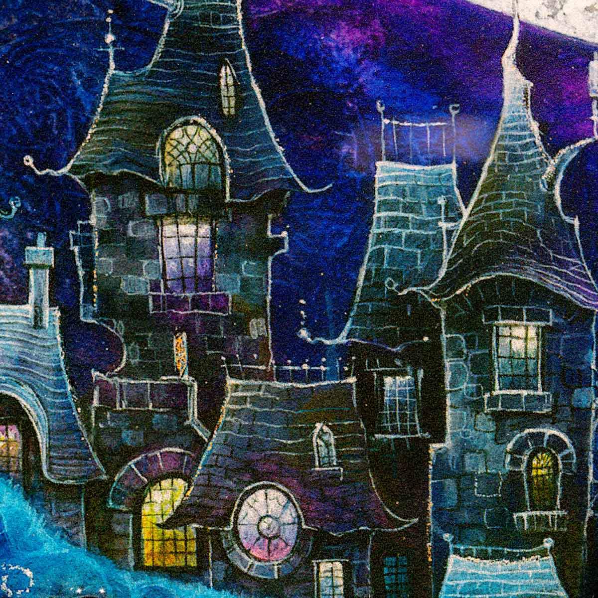 Walking Each Other Home - Edition - SOLD by artist Kerry Darlington - Wyecliffe Galleries