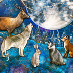 Walking Each Other Home - Edition - SOLD by artist Kerry Darlington - Wyecliffe Galleries