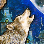 Walking Each Other Home - Edition - SOLD by artist Kerry Darlington - Wyecliffe Galleries