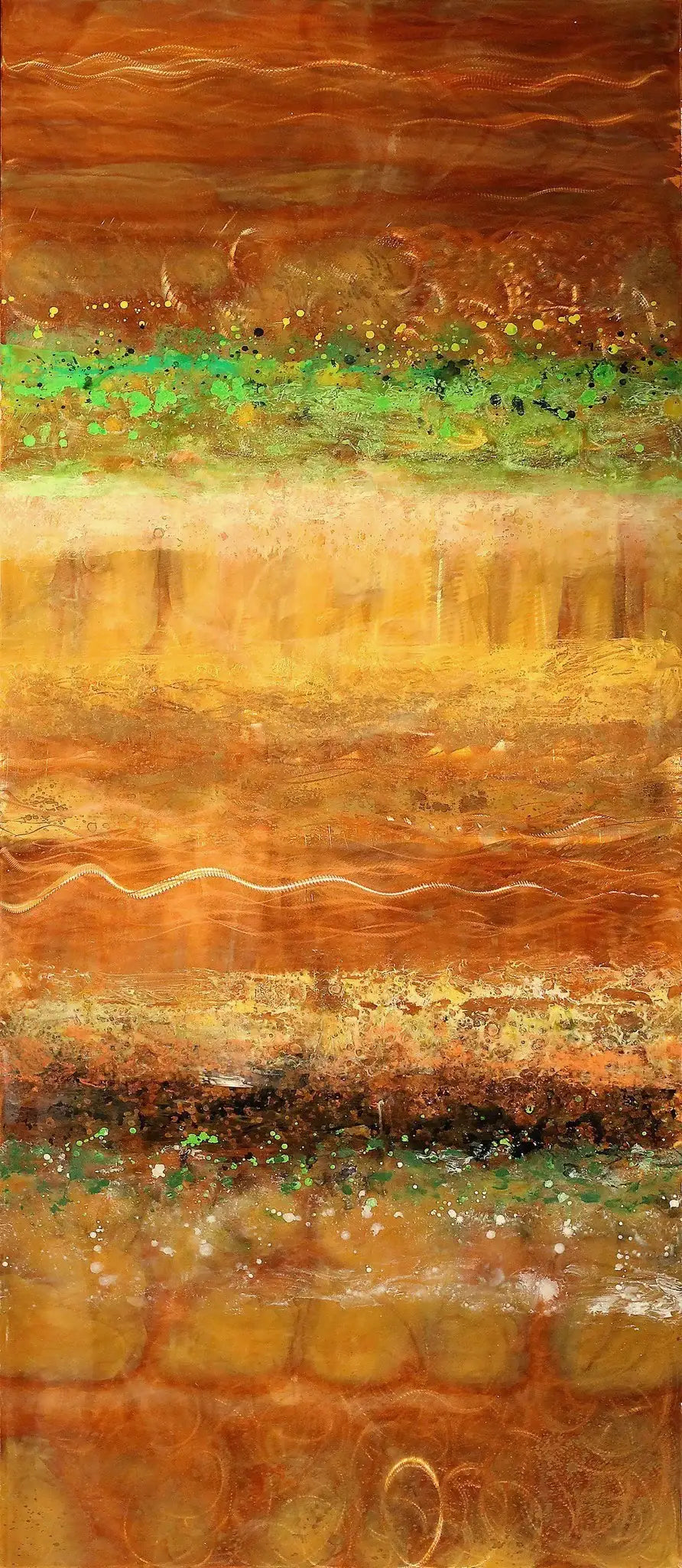 African Green - SOLD by artist Ken Rausch - Wyecliffe Galleries