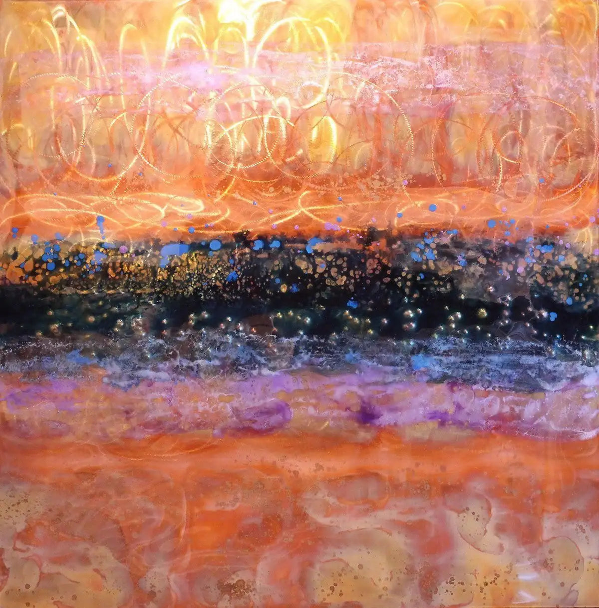 Amethyst Haze - SOLD by artist Ken Rausch - Wyecliffe Galleries