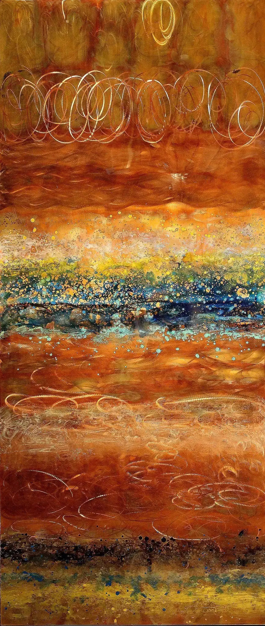 Atlantic Blue - SOLD by artist Ken Rausch - Wyecliffe Galleries