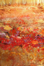 Confetti Red - SOLD by artist Ken Rausch - Wyecliffe Galleries