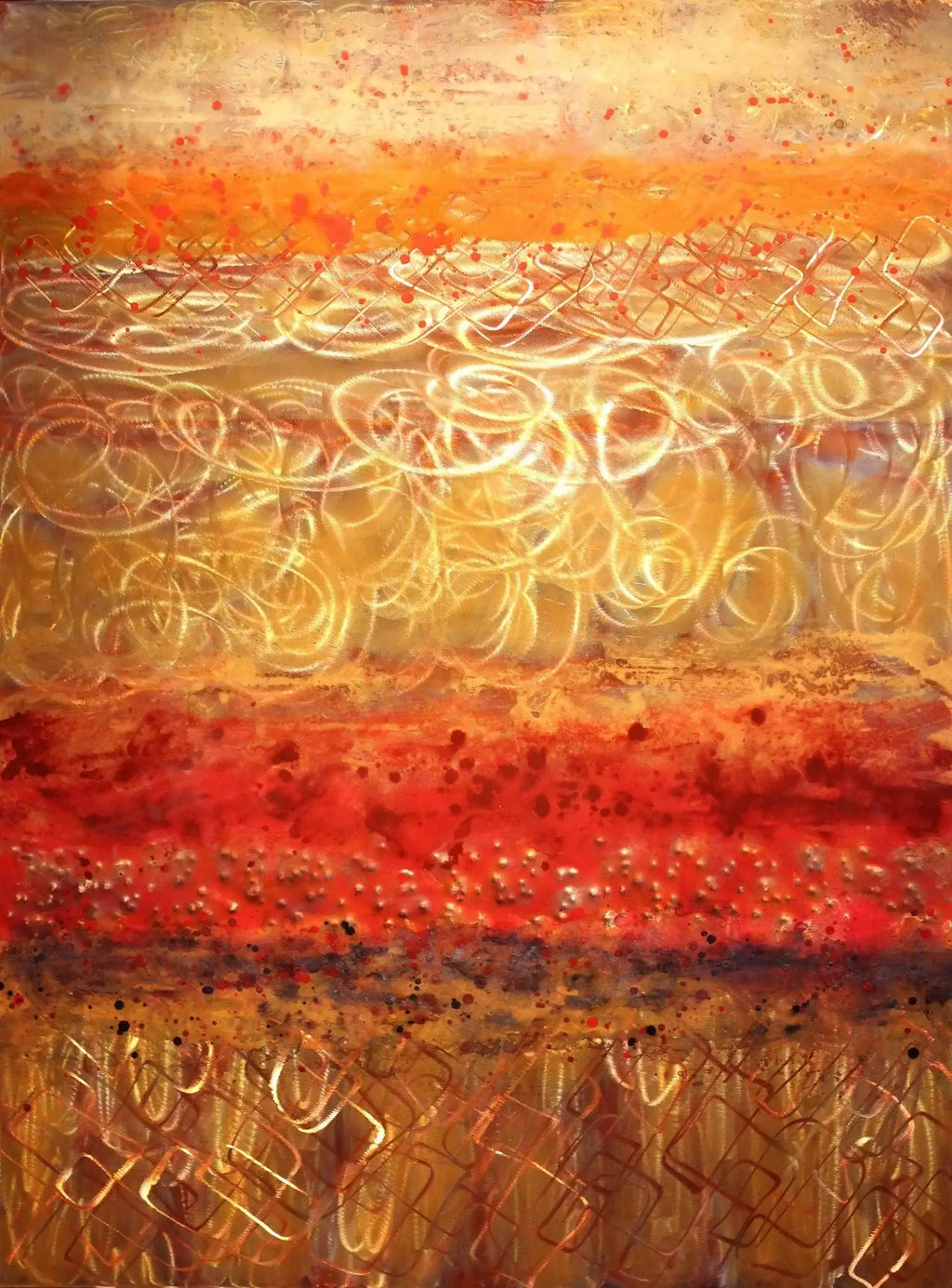 Copper Blaze - SOLD by artist Ken Rausch - Wyecliffe Galleries