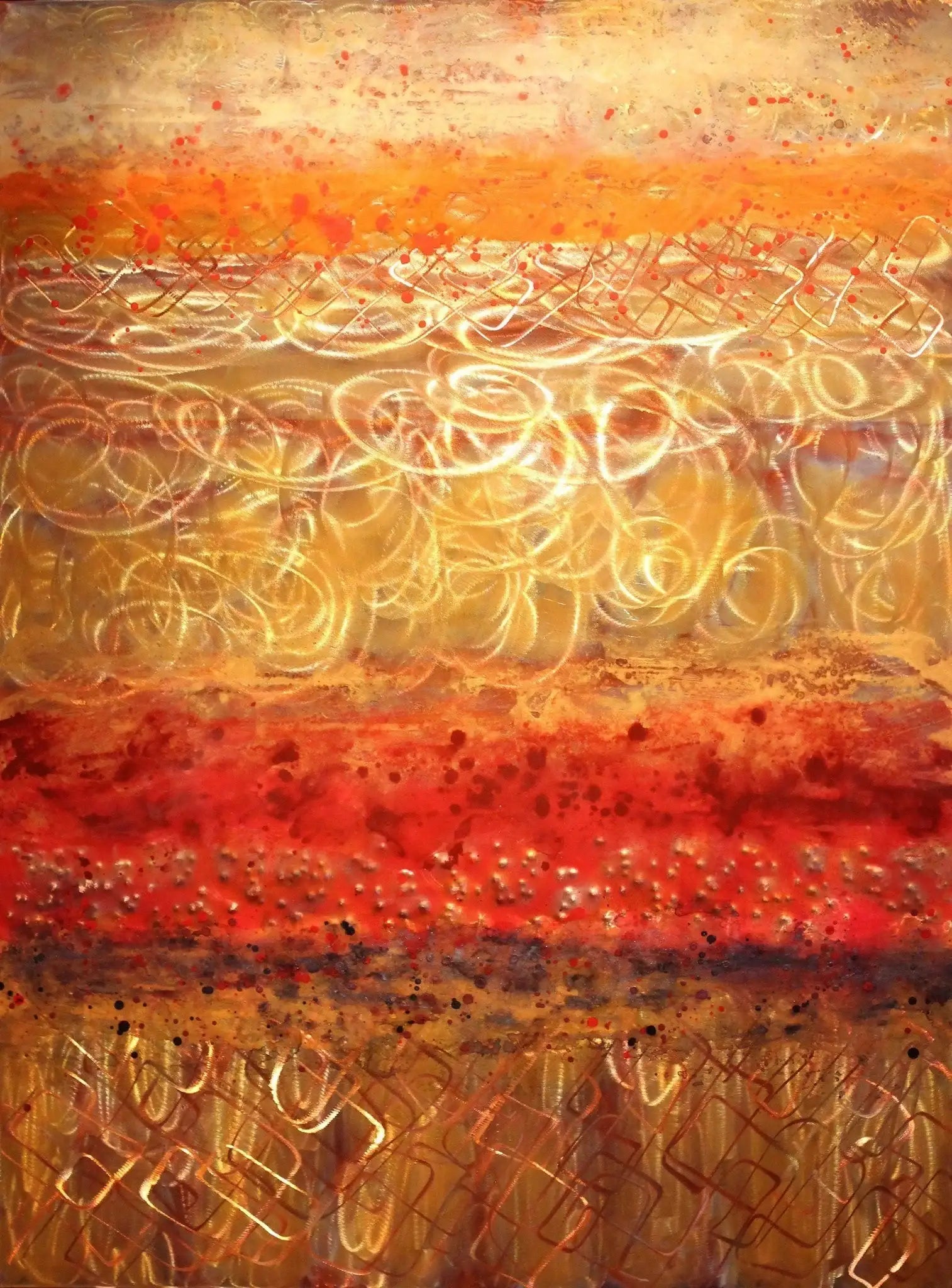 Copper Blaze - SOLD by artist Ken Rausch - Wyecliffe Galleries