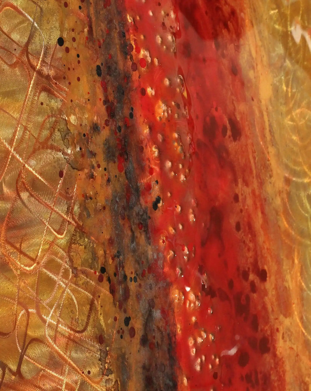 Copper Blaze - SOLD by artist Ken Rausch - Wyecliffe Galleries