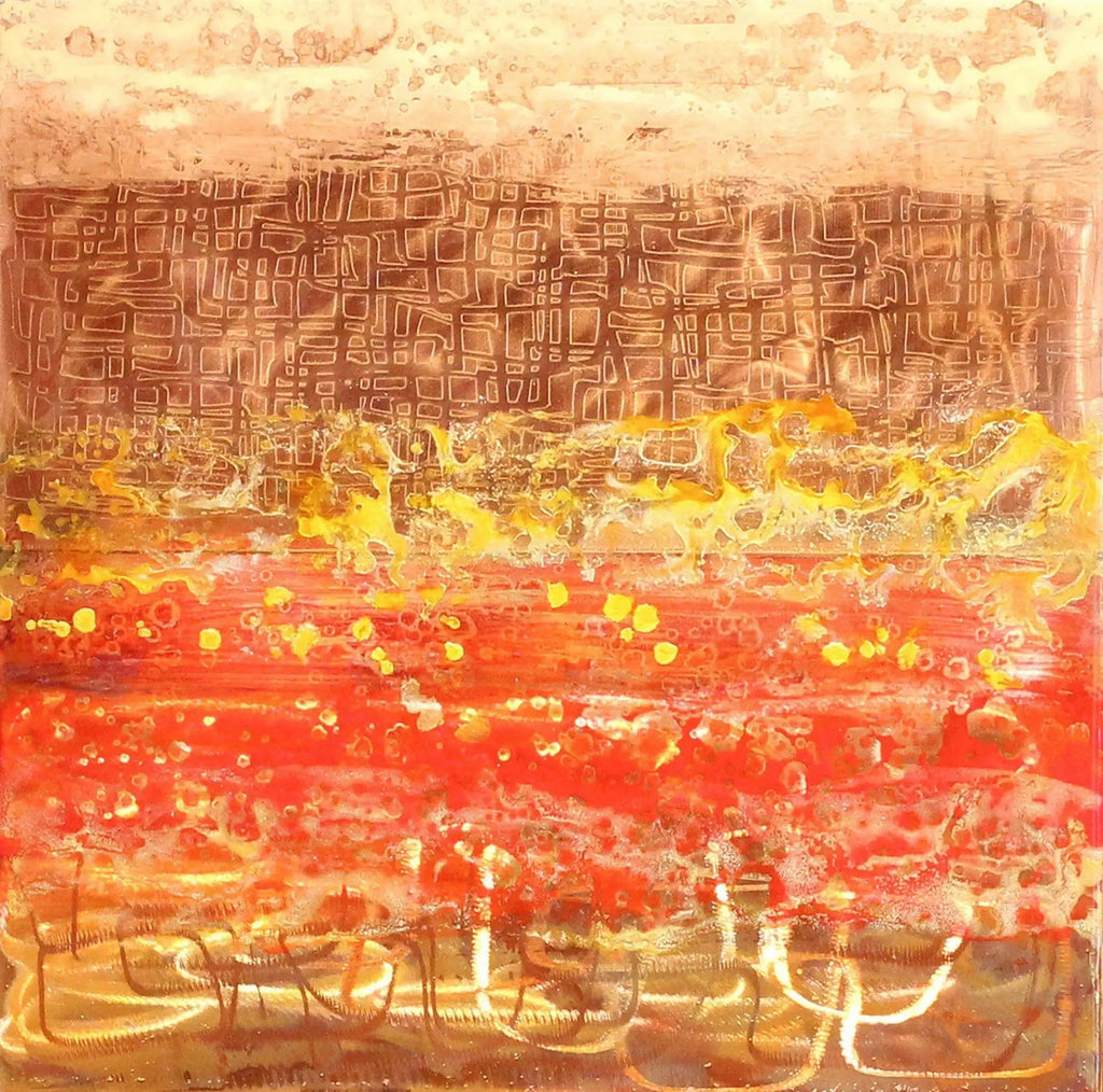 Copper Glow I - SOLD by artist Ken Rausch - Wyecliffe Galleries