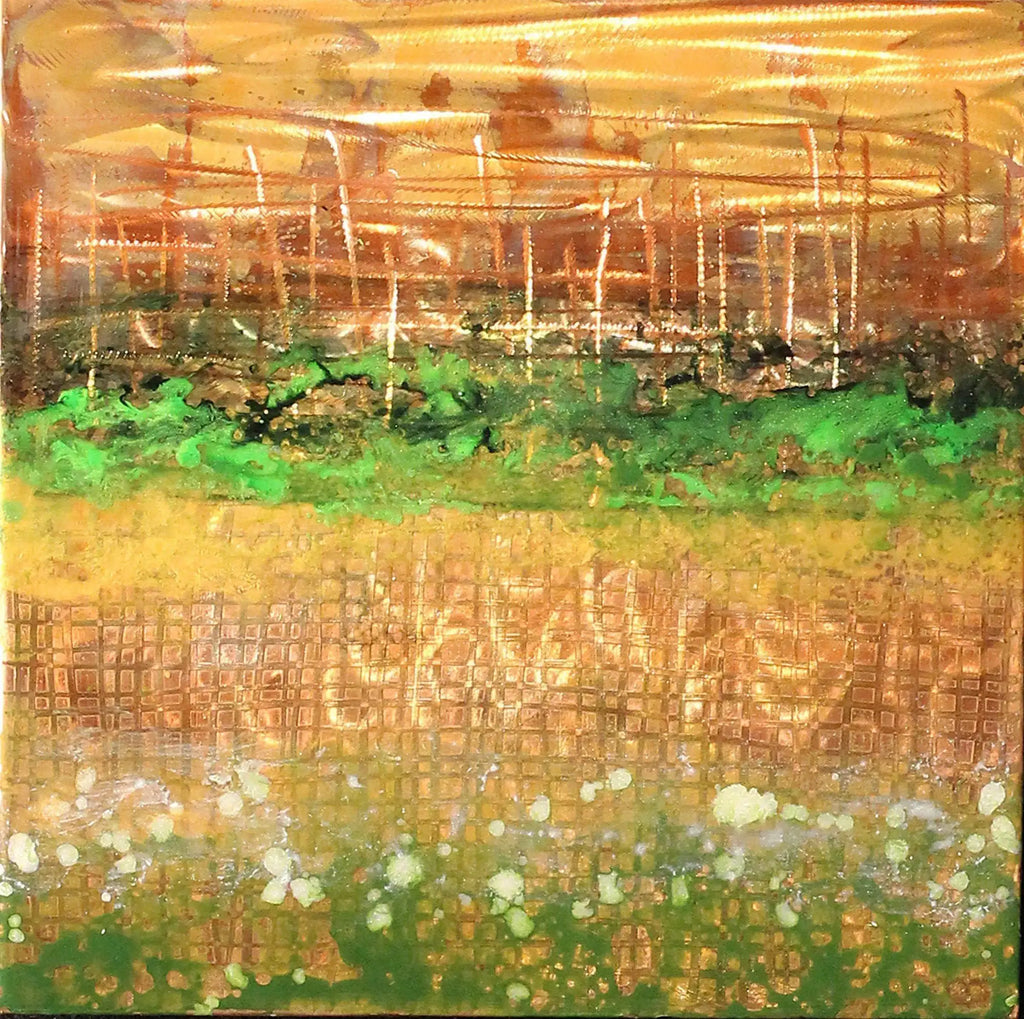 Copper Glow II - SOLD by artist Ken Rausch - Wyecliffe Galleries