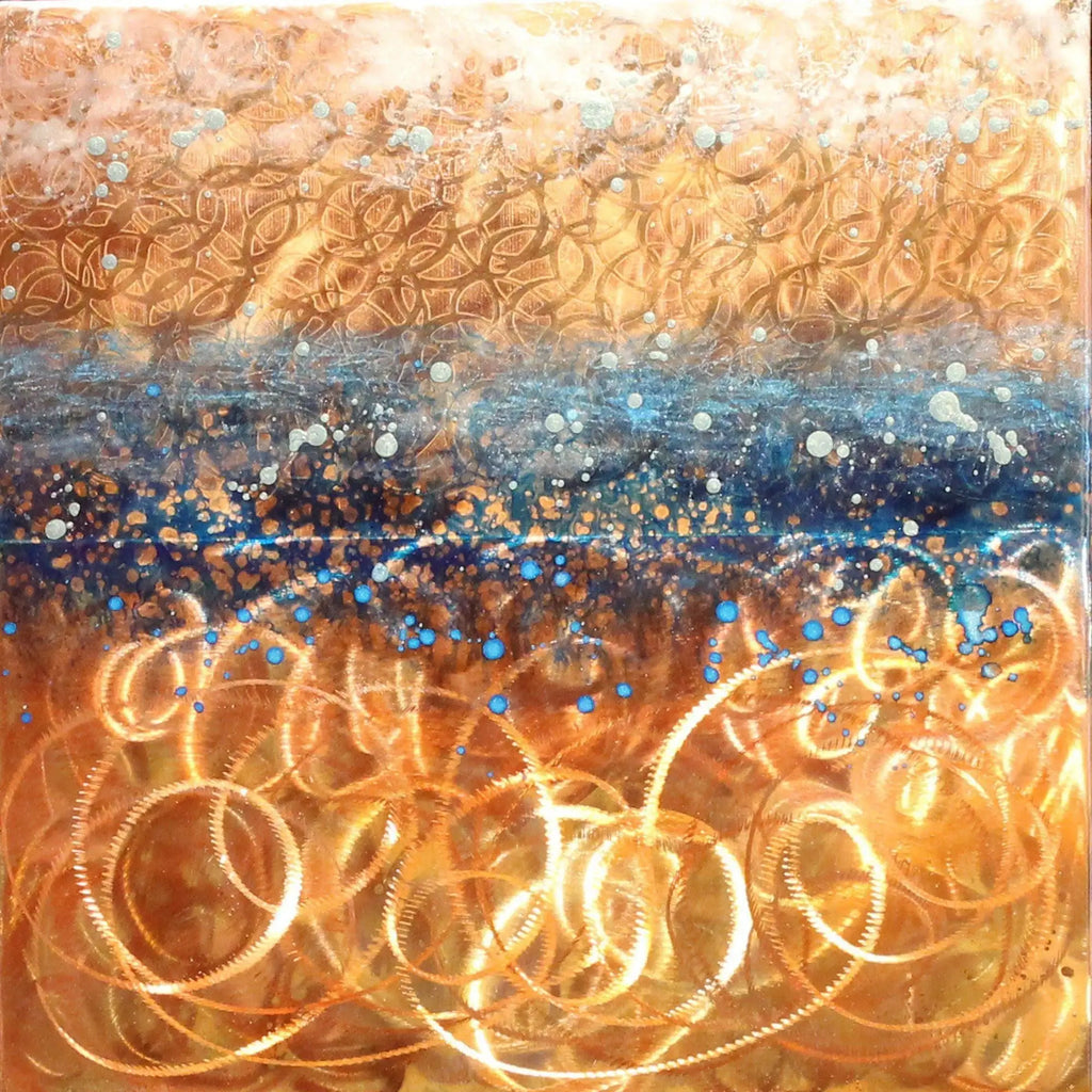 Copper Glow IV - SOLD by artist Ken Rausch - Wyecliffe Galleries