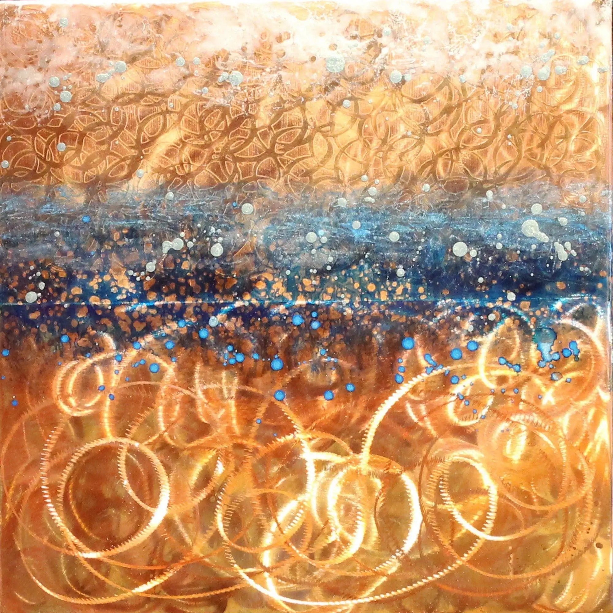 Copper Glow IV - SOLD by artist Ken Rausch - Wyecliffe Galleries