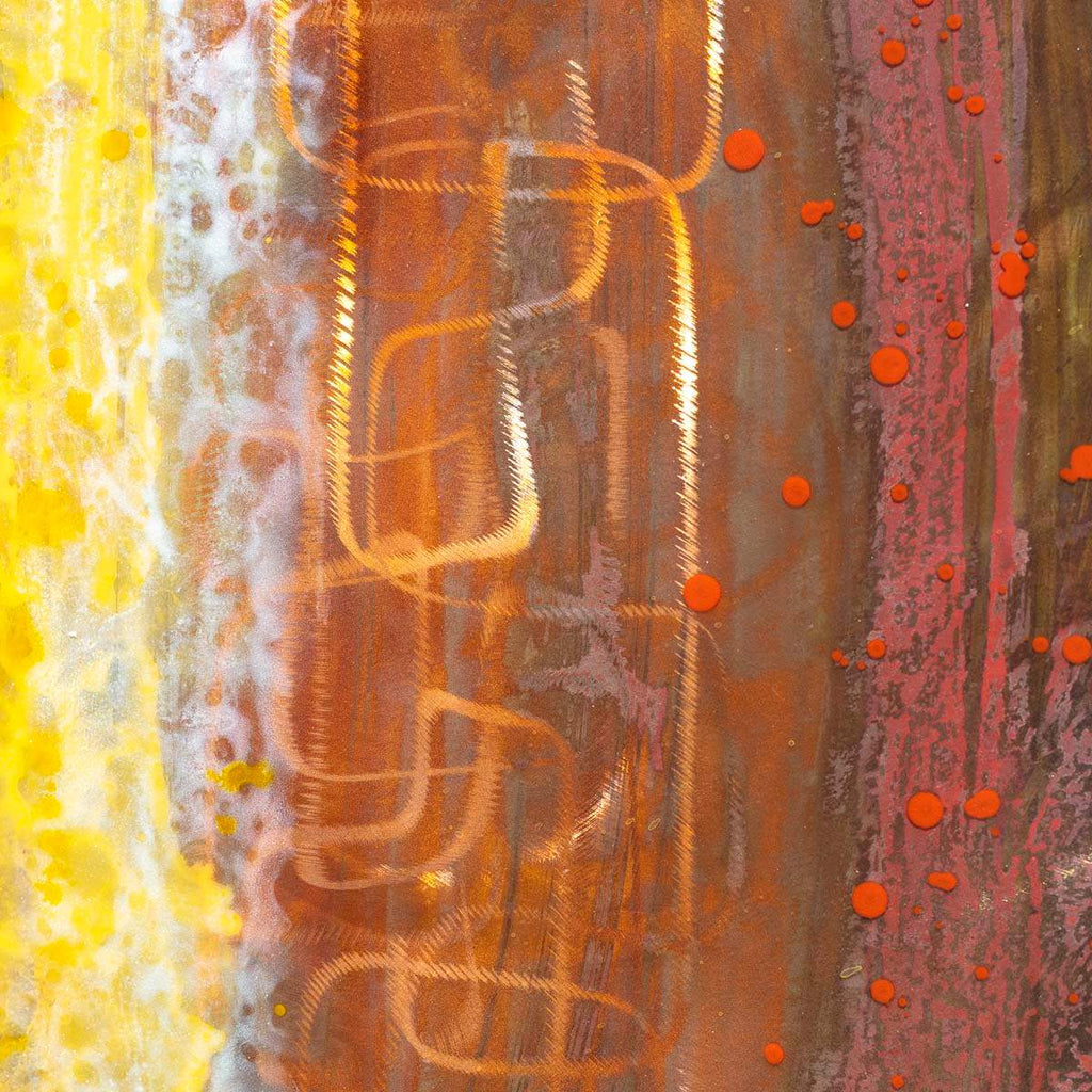 Copper Glow IX - Original - SOLD by artist Ken Rausch - Wyecliffe Galleries