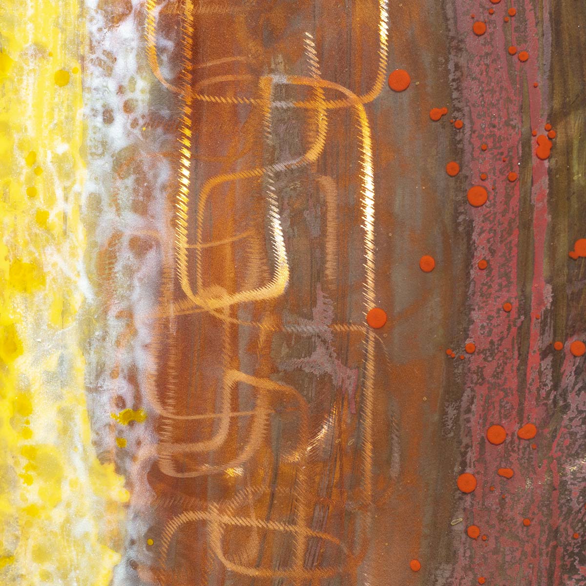 Copper Glow IX - Original Ken Rausch Framed