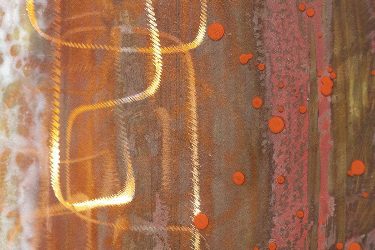 Copper Glow IX - Original - SOLD by artist Ken Rausch - Wyecliffe Galleries