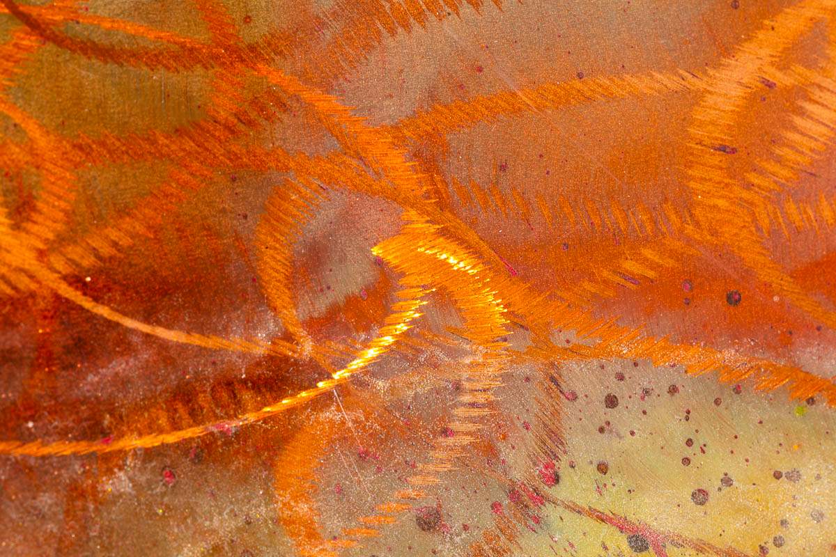 Copper Glow VI - Original - SOLD by artist Ken Rausch - Wyecliffe Galleries