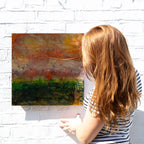 Copper Glow VI - Original - SOLD by artist Ken Rausch - Wyecliffe Galleries