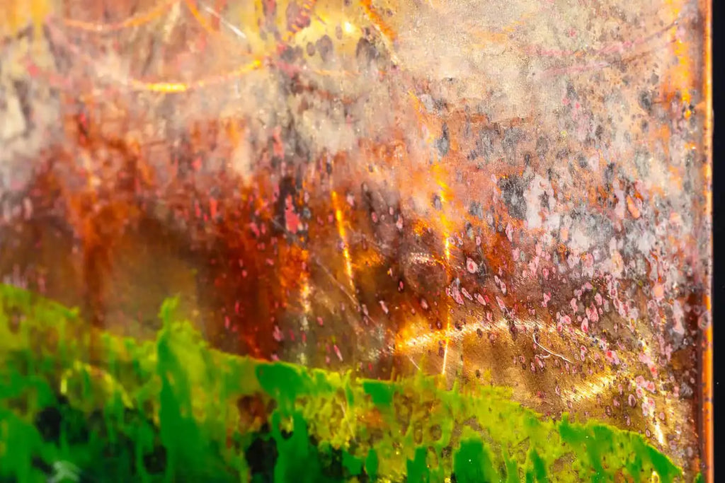 Copper Glow VI - Original - SOLD by artist Ken Rausch - Wyecliffe Galleries