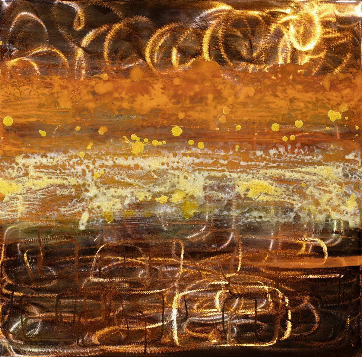 Copper Glow VII - SOLD by artist Ken Rausch - Wyecliffe Galleries