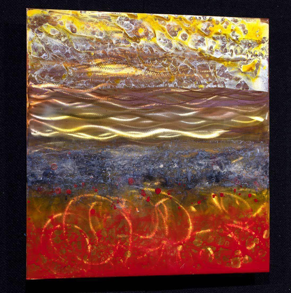 Copper Glow X - Original - SOLD by artist Ken Rausch - Wyecliffe Galleries
