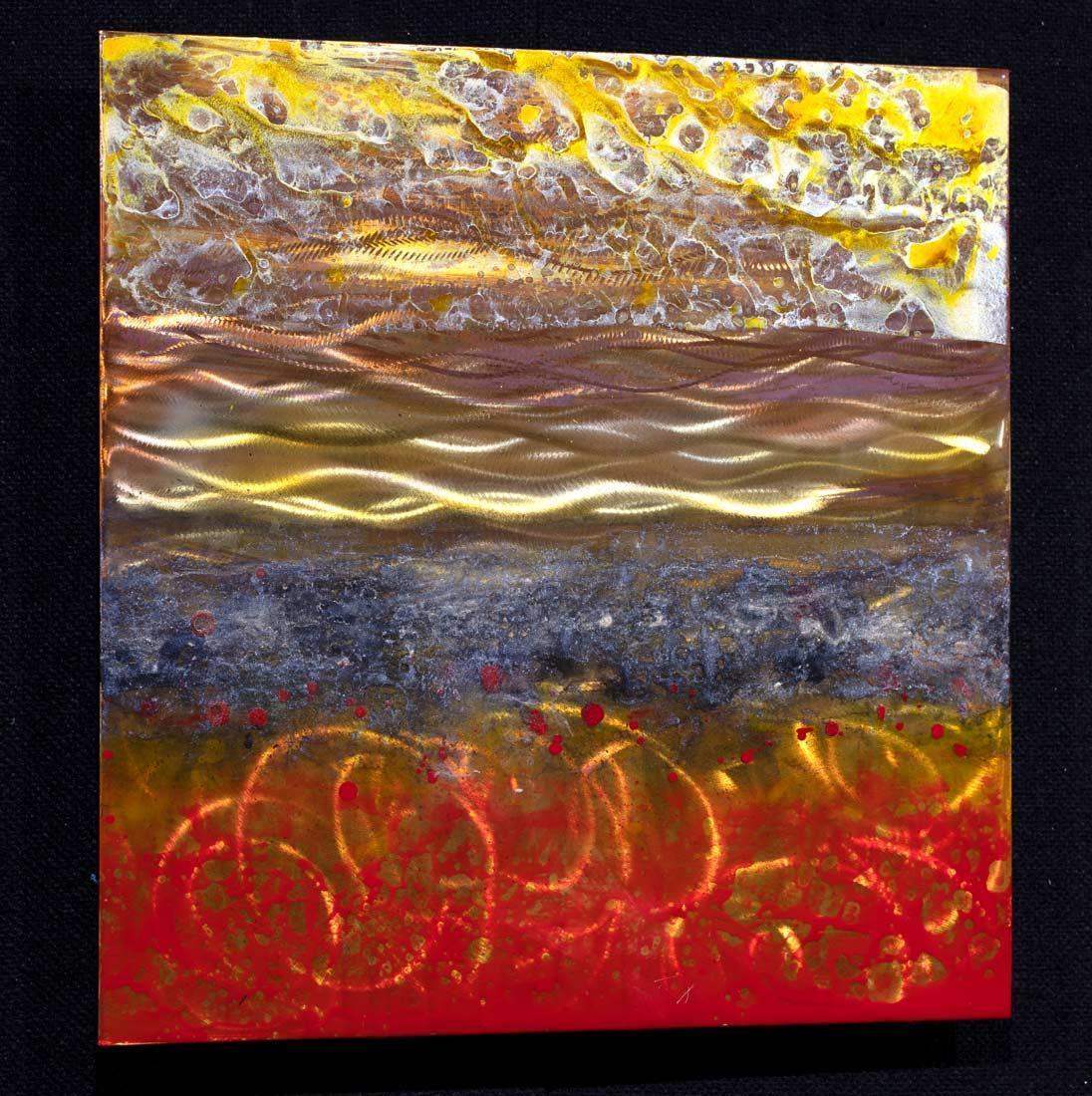 Copper Glow X - Original - SOLD by artist Ken Rausch - Wyecliffe Galleries