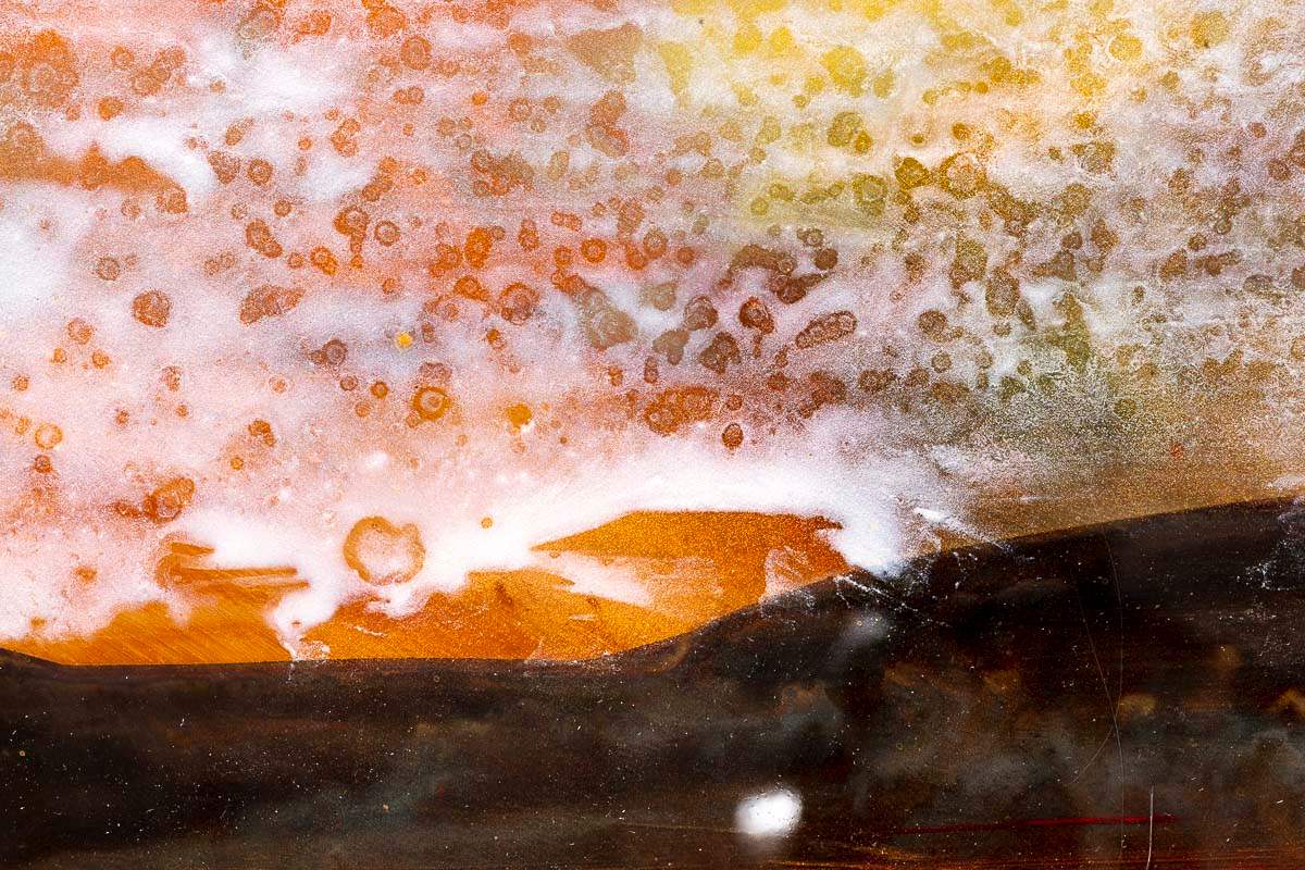 Copper Landscape I - Original - SOLD by artist Ken Rausch - Wyecliffe Galleries