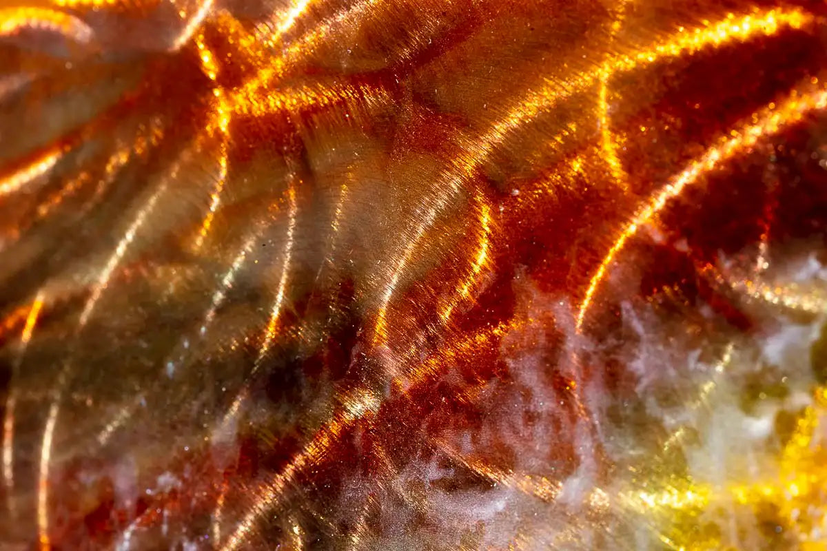 Copper Landscape I - Original - SOLD by artist Ken Rausch - Wyecliffe Galleries