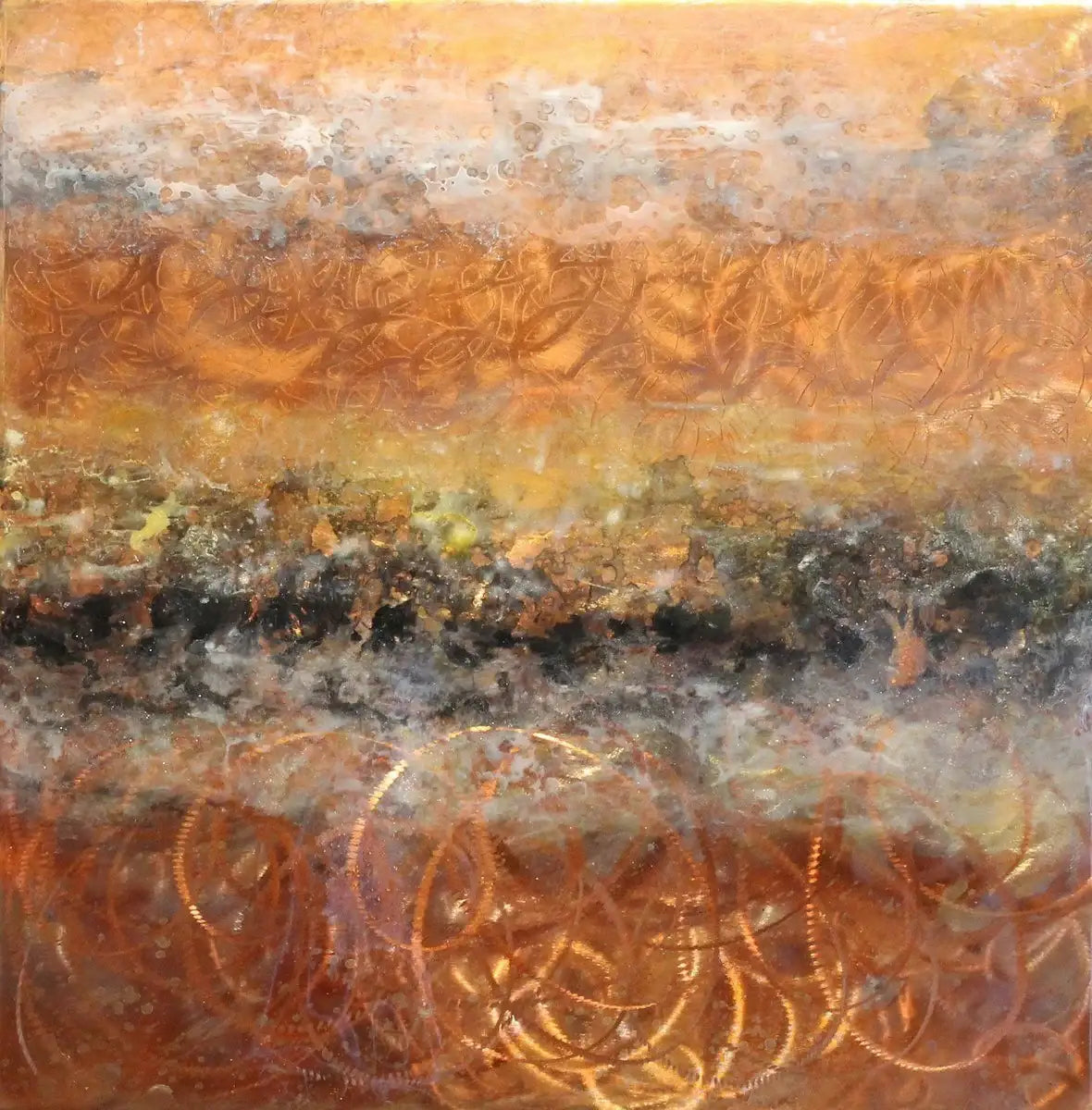 Copper Skies - SOLD by artist Ken Rausch - Wyecliffe Galleries