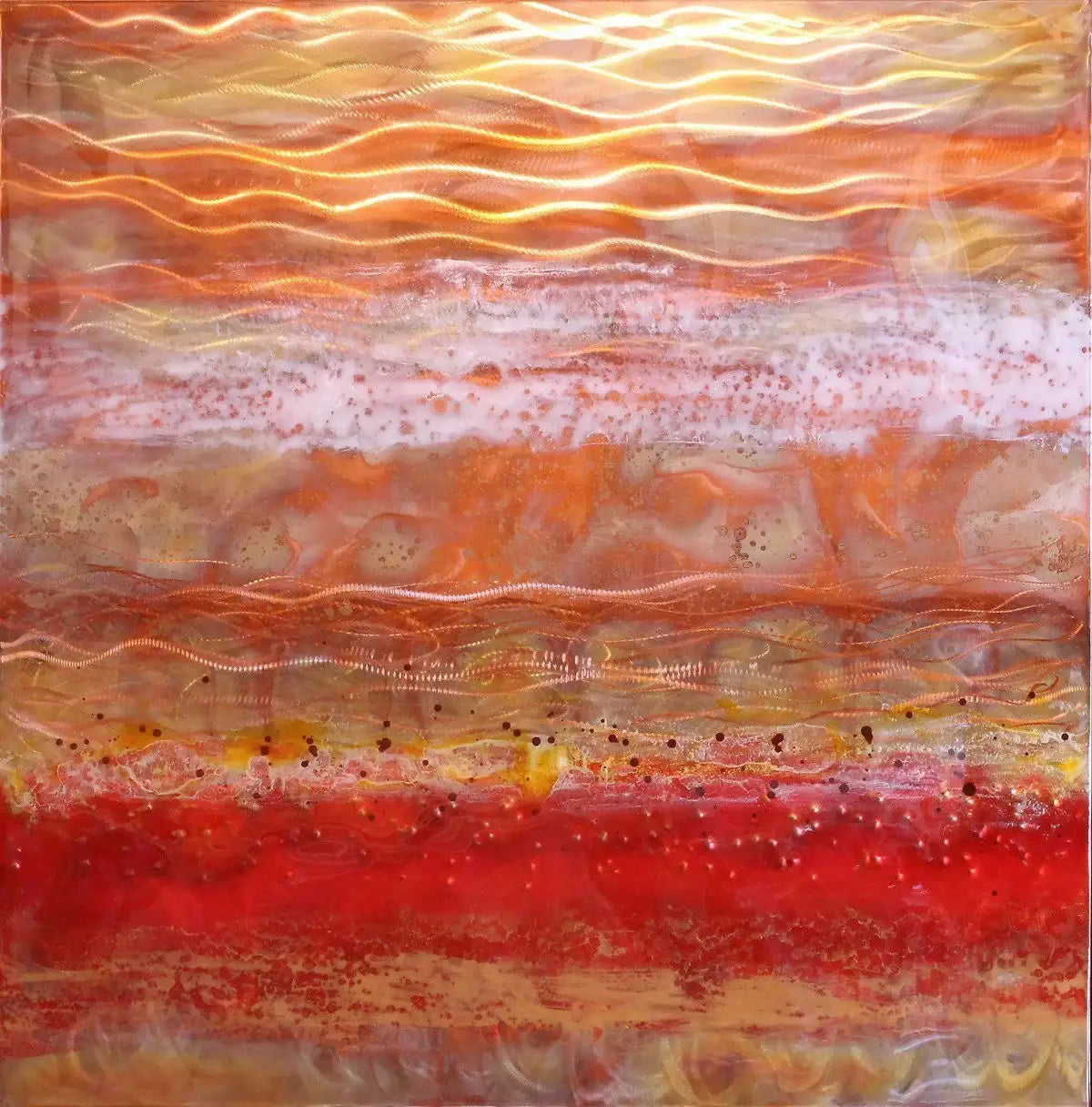 Crimson Flame - SOLD by artist Ken Rausch - Wyecliffe Galleries