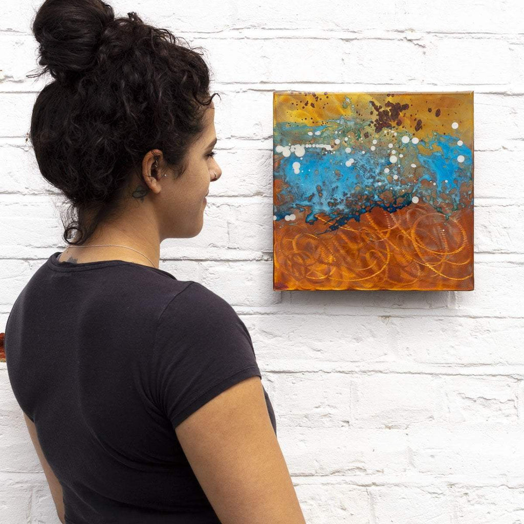 Cuprum XIV - Original - SOLD by artist Ken Rausch - Wyecliffe Galleries