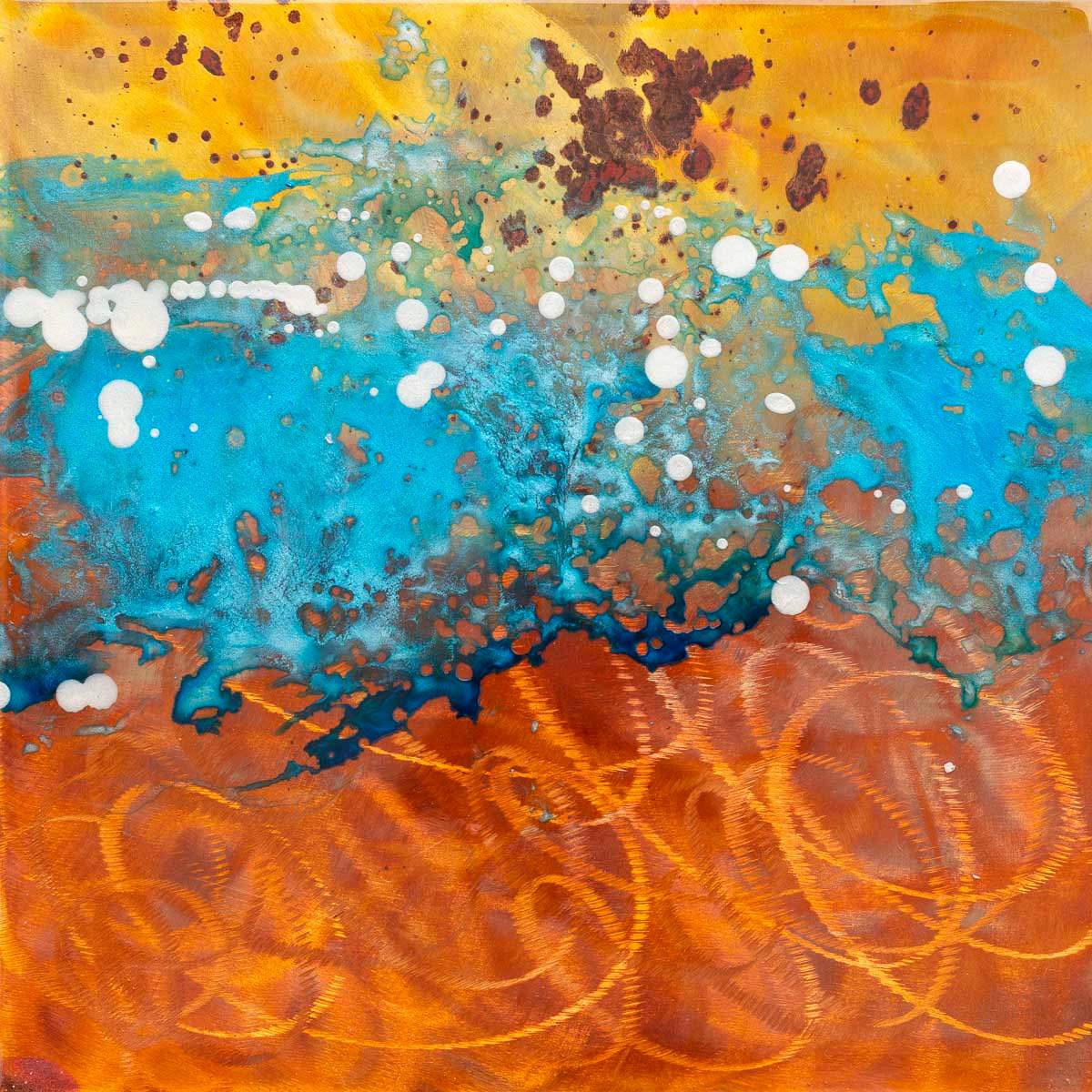 Cuprum XIV - Original - SOLD by artist Ken Rausch - Wyecliffe Galleries