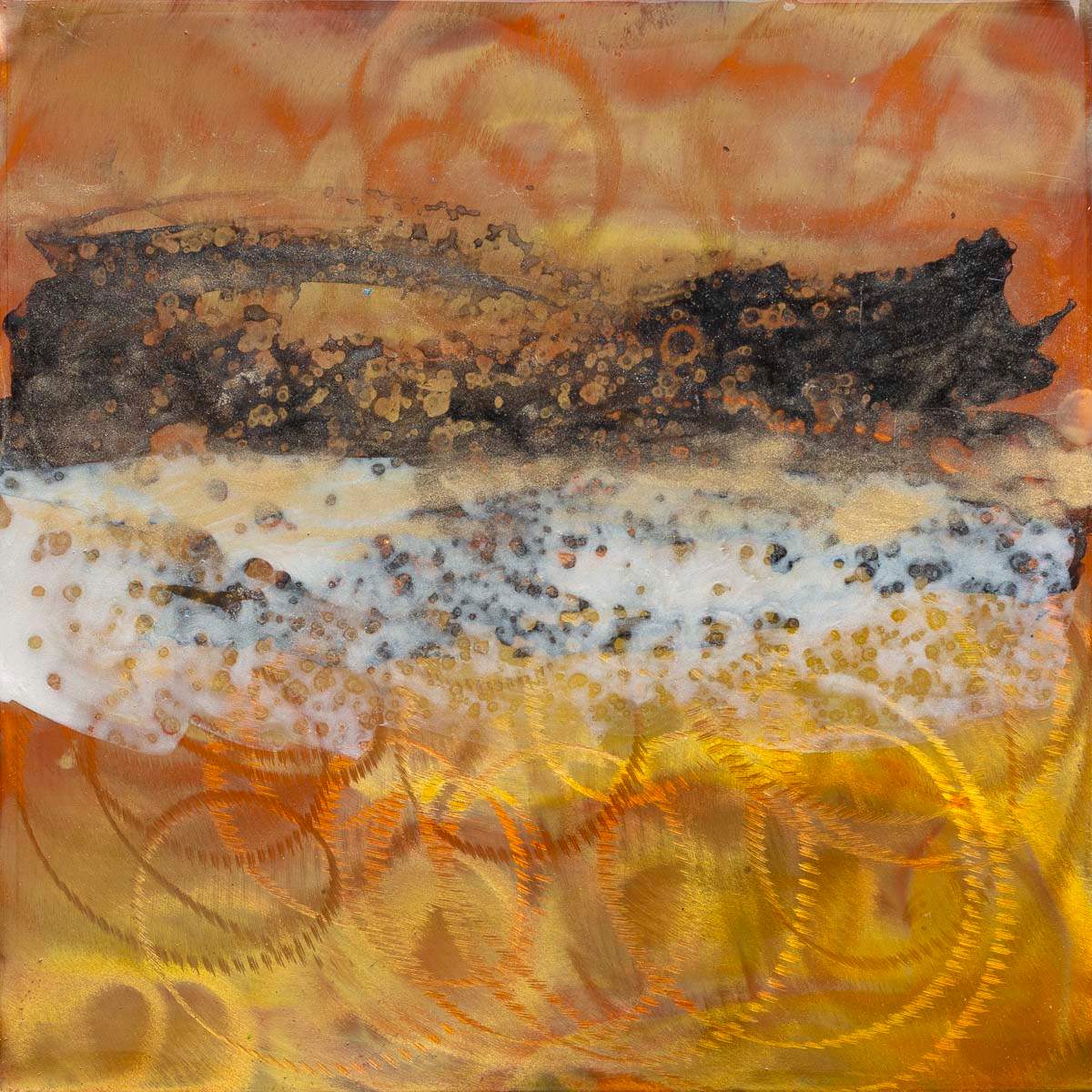 Cuprum XVI - Original by artist Ken Rausch - Wyecliffe Galleries