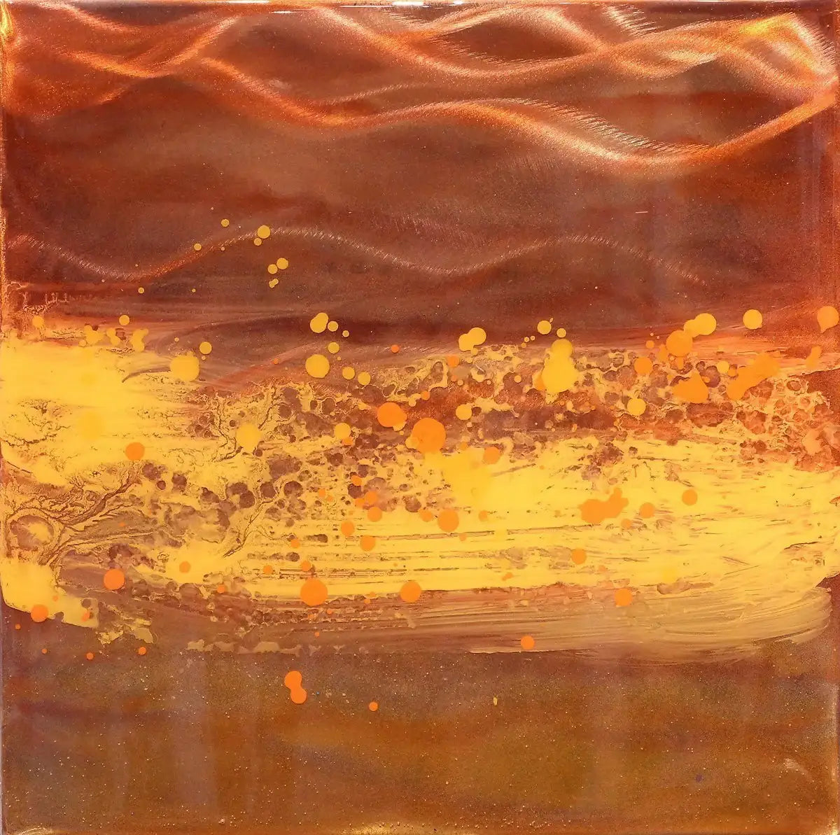 Cuprum XXIV - SOLD by artist Ken Rausch - Wyecliffe Galleries