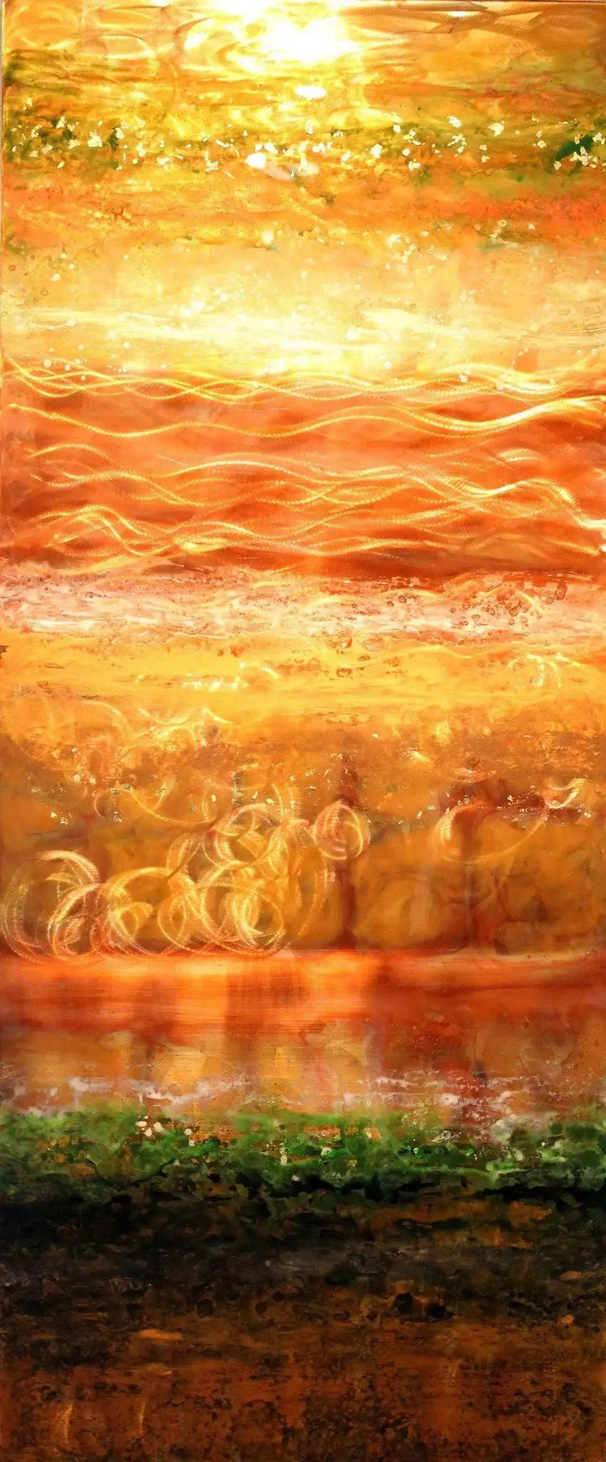 Emerald Copper - SOLD by artist Ken Rausch - Wyecliffe Galleries