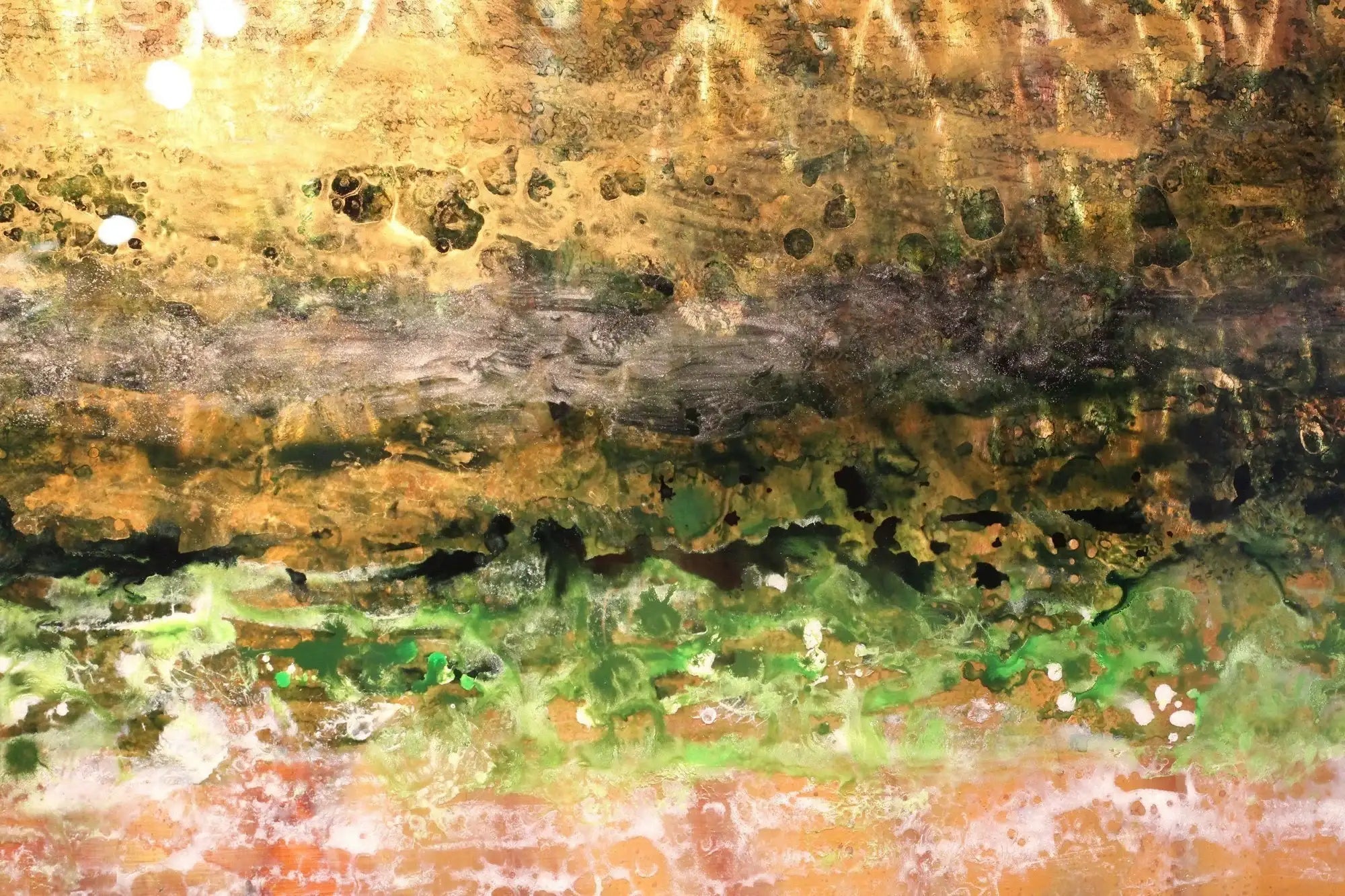 Emerald Copper - SOLD by artist Ken Rausch - Wyecliffe Galleries