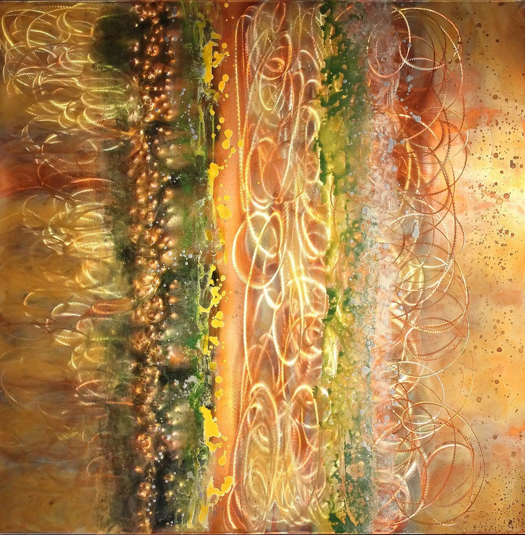 Greenscape - SOLD by artist Ken Rausch - Wyecliffe Galleries