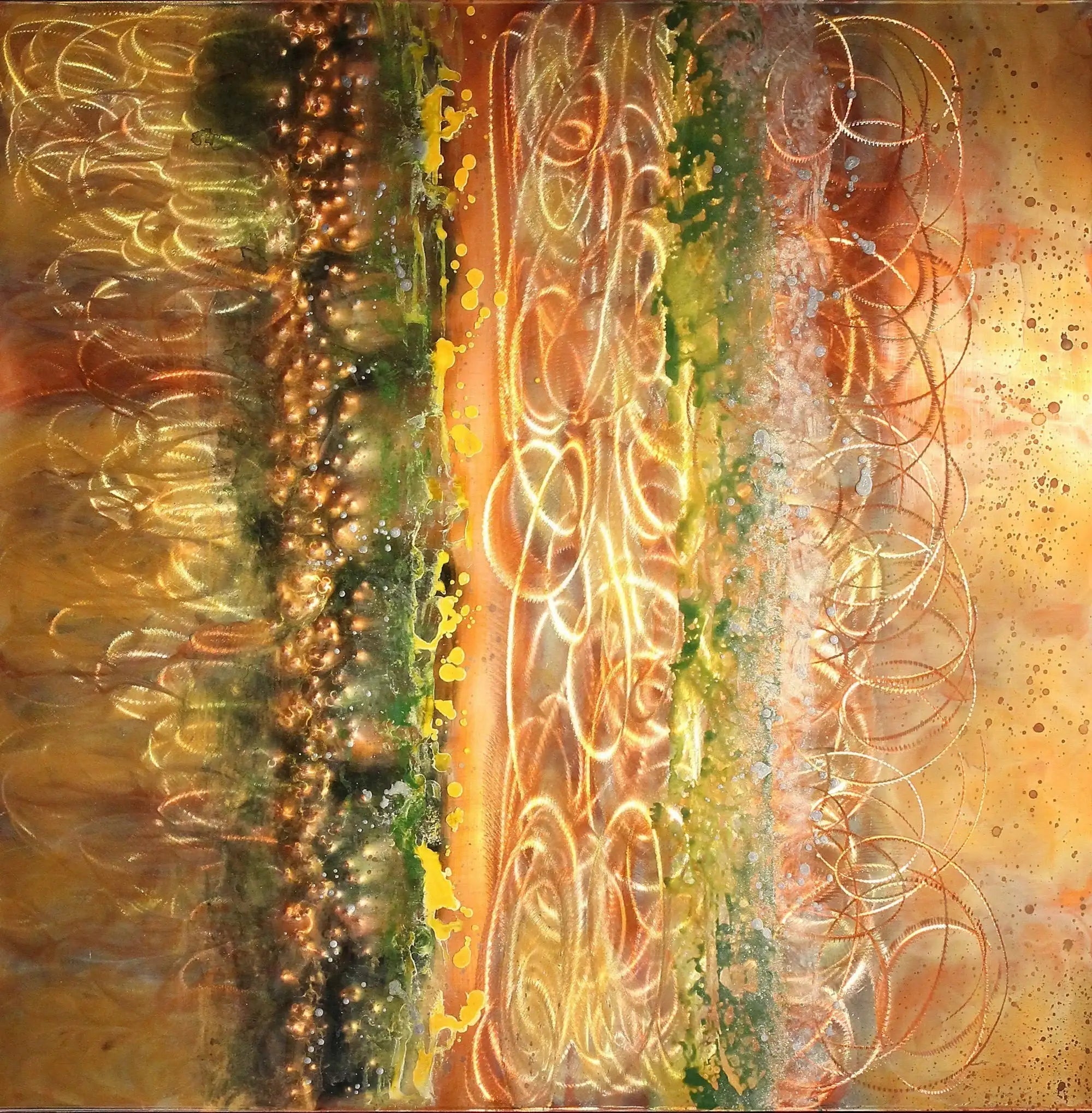 Greenscape - SOLD by artist Ken Rausch - Wyecliffe Galleries