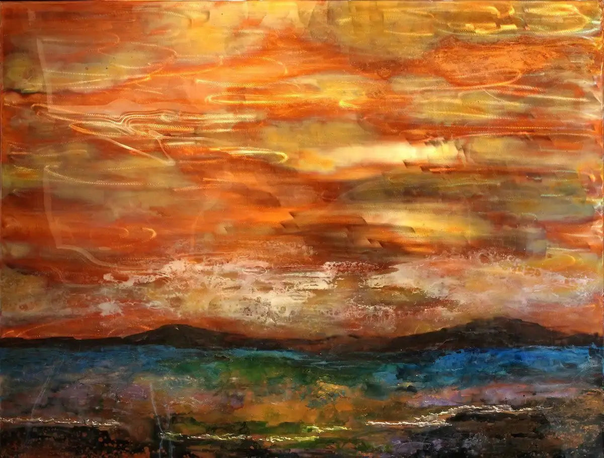 Seascape - SOLD by artist Ken Rausch - Wyecliffe Galleries