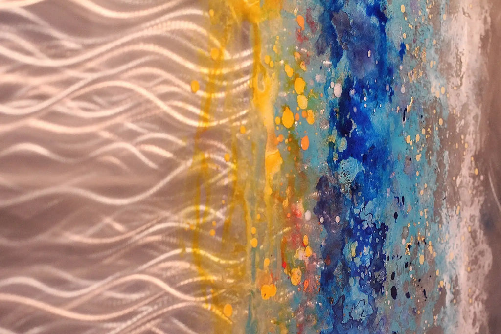 Silver Flux - SOLD by artist Ken Rausch - Wyecliffe Galleries