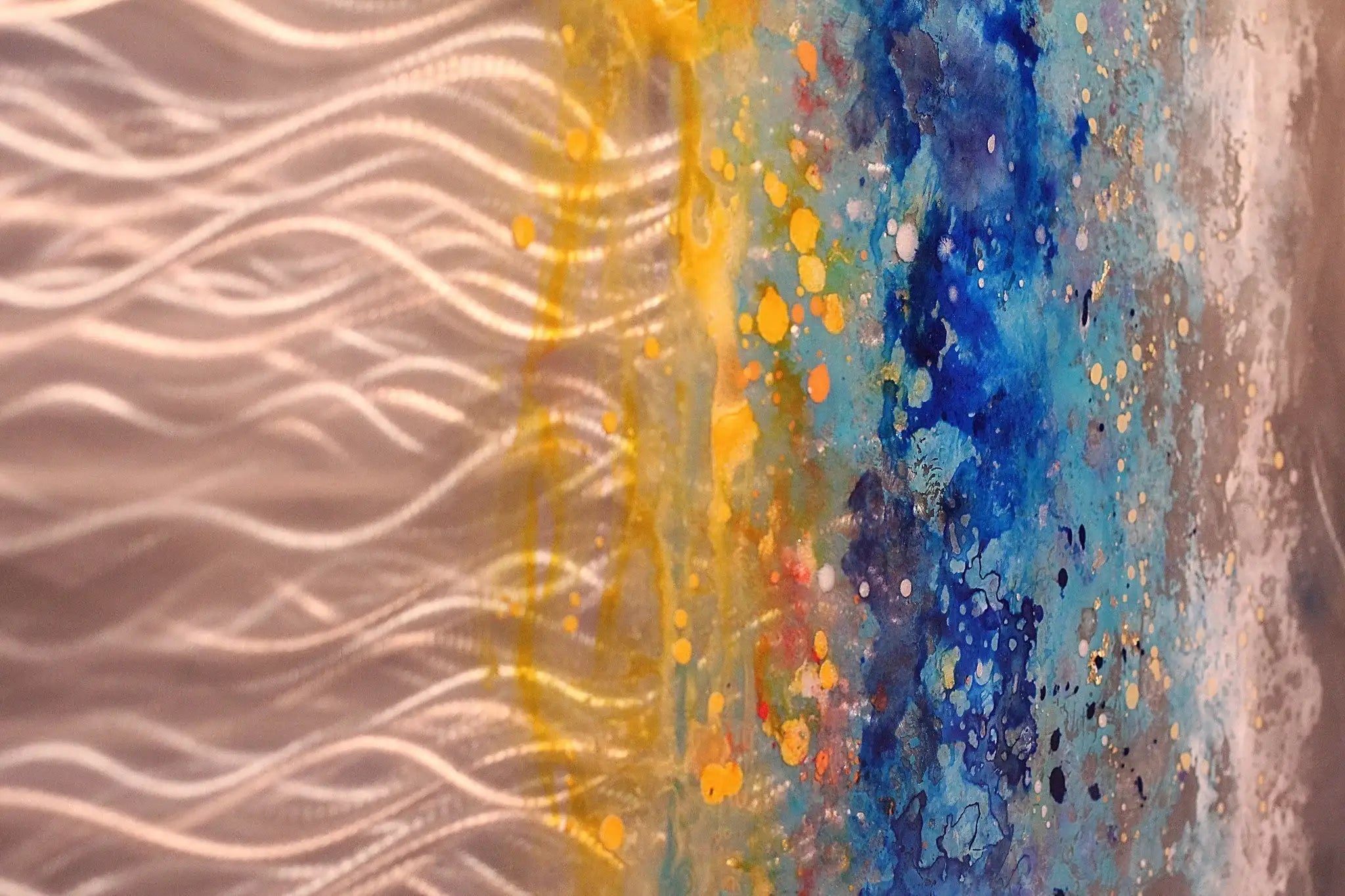 Silver Flux - SOLD by artist Ken Rausch - Wyecliffe Galleries