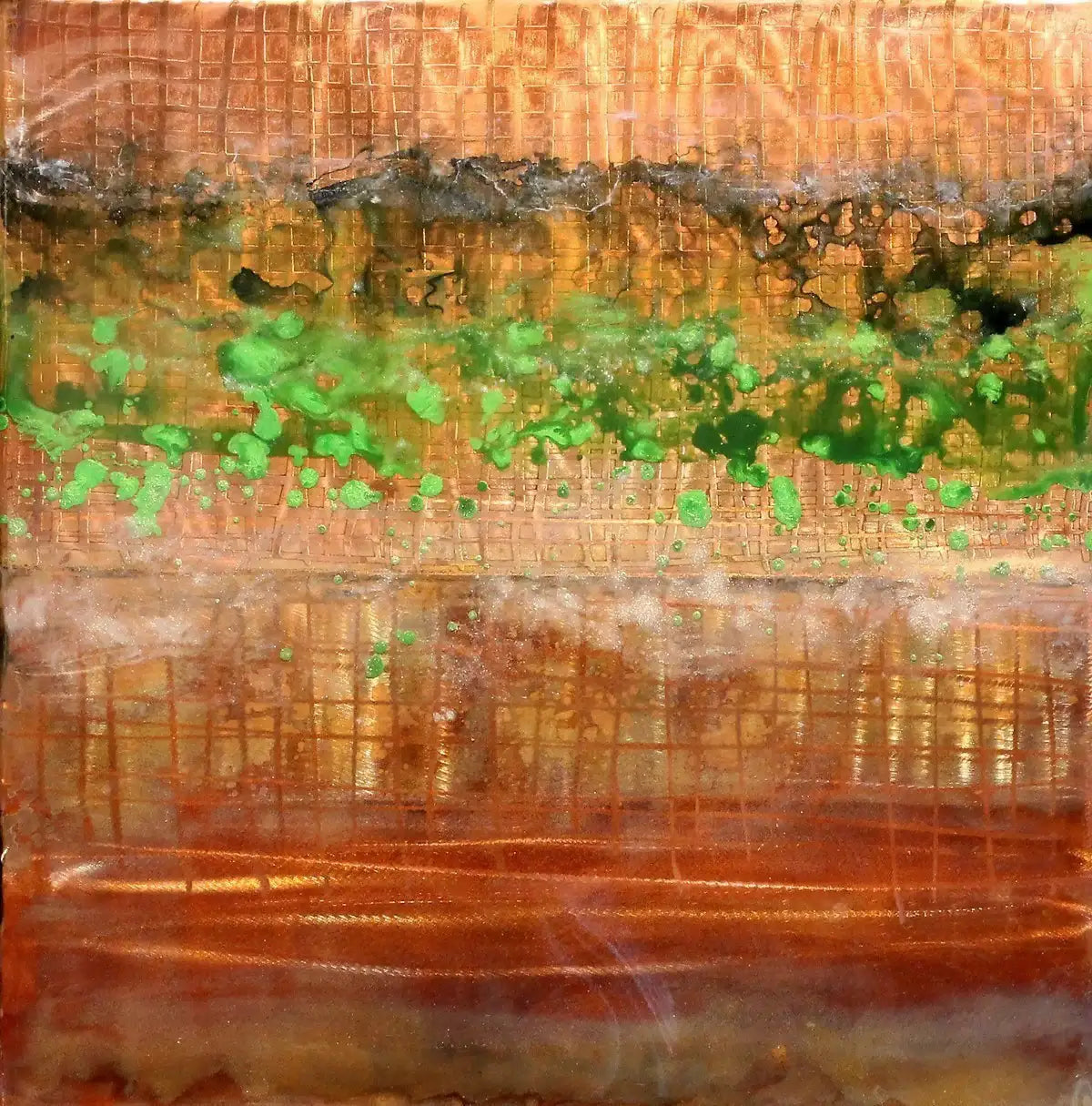 Spring Green - SOLD by artist Ken Rausch - Wyecliffe Galleries