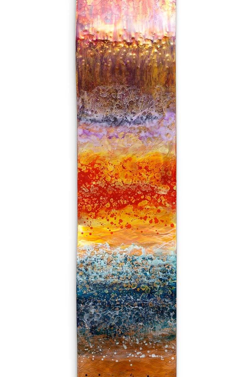 Waves of Copper - Original by artist Ken Rausch - Wyecliffe Galleries