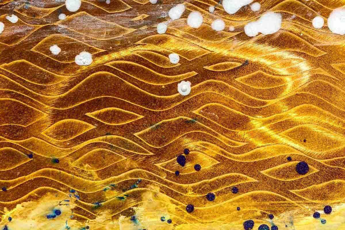 Waves of Copper - Original by artist Ken Rausch - Wyecliffe Galleries