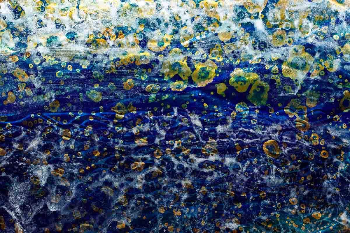 Waves of Copper - Original by artist Ken Rausch - Wyecliffe Galleries