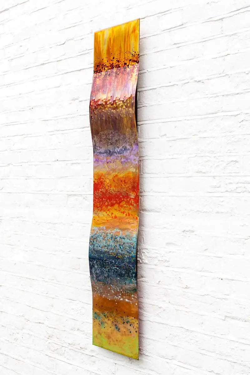 Waves of Copper - Original by artist Ken Rausch - Wyecliffe Galleries