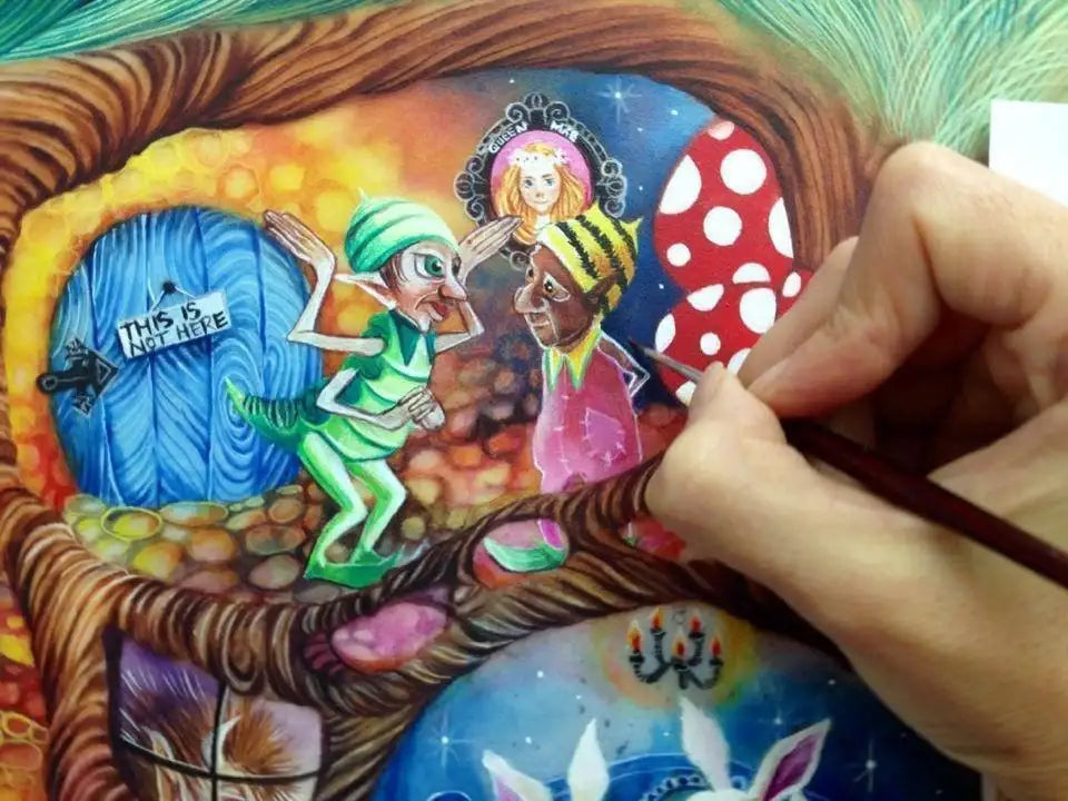 A Celtic Twilight - Original - SOLD by artist Kerry Darlington - Wyecliffe Galleries