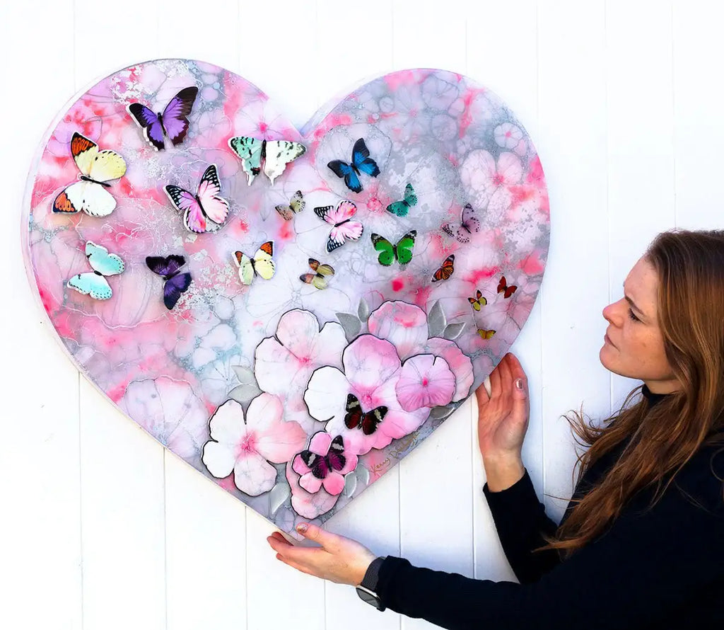 A Heart Full Of Love - Edition - SOLD by artist Kerry Darlington - Wyecliffe Galleries