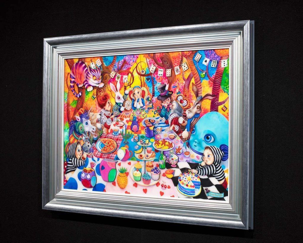 A Mad Tea-Party - Edition - SOLD by artist Kerry Darlington - Wyecliffe Galleries