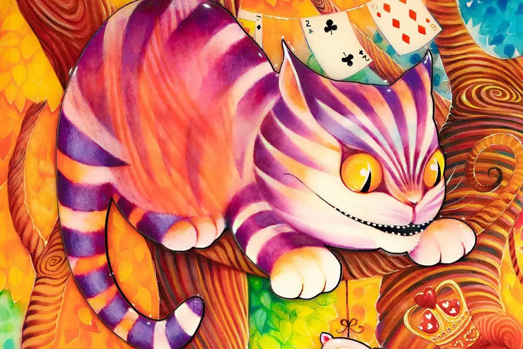 A Mad Tea-Party - Edition - SOLD by artist Kerry Darlington - Wyecliffe Galleries