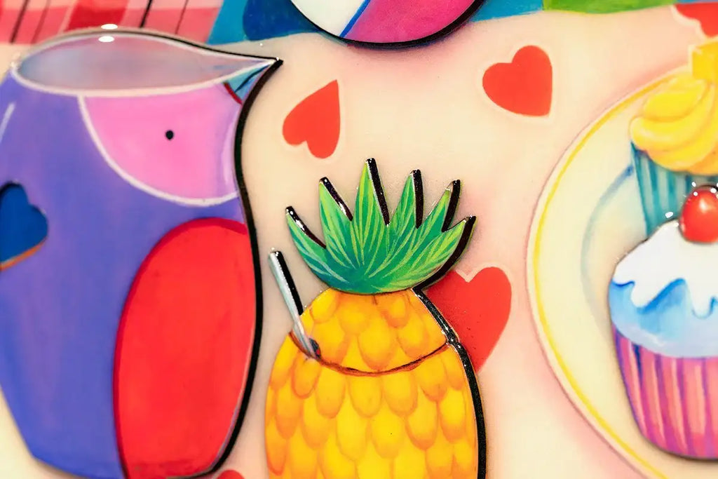 A Mad Tea-Party - Edition - SOLD by artist Kerry Darlington - Wyecliffe Galleries