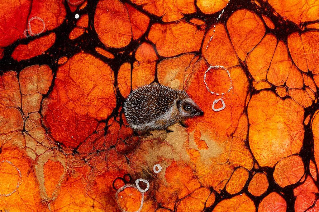 A New Earth - Original - SOLD by artist Kerry Darlington - Wyecliffe Galleries